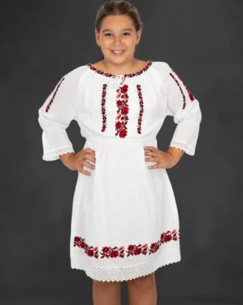Rochie traditionala fetite Elvira 3