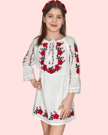 Rochie traditionala fetite Andrea