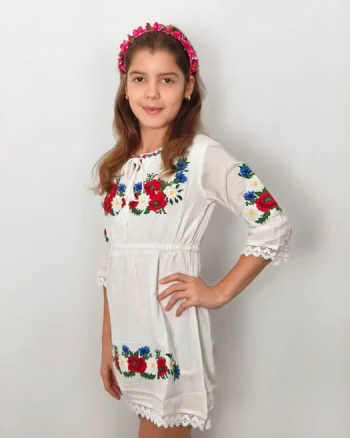 Rochie traditionala fetite Anca
