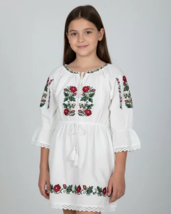 Rochie traditionala fetite Andrea 6