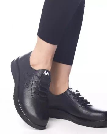 Pantofi casual kaina negru piele ecologica