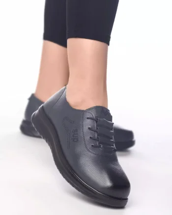 Pantofi casual akayla albastru piele ecologica