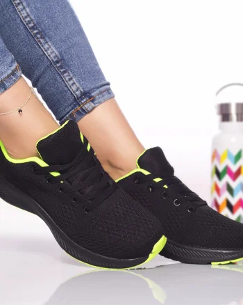 Pantofi sport cezara textil verde