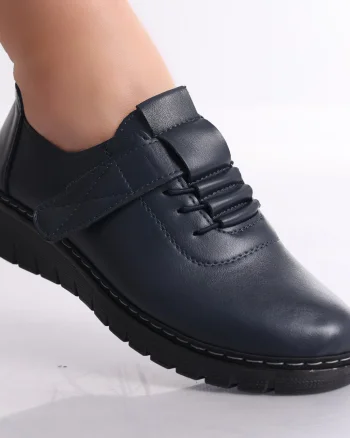 Pantofi dama casual Bleumarin din Piele Ecologica Magaly