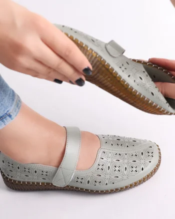 Pantofi dama casual Verzi din Piele Ecologica Amata