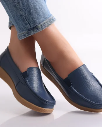 Pantofi dama casual Bleumarin piele naturala Danina