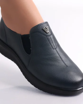 Pantofi dama casual Albastri din piele ecologica roy