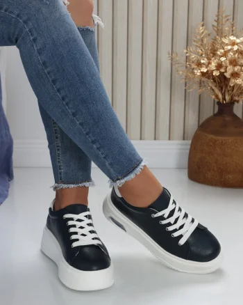 Pantofi dama casual Bluemarin din Piele Naturala Issa