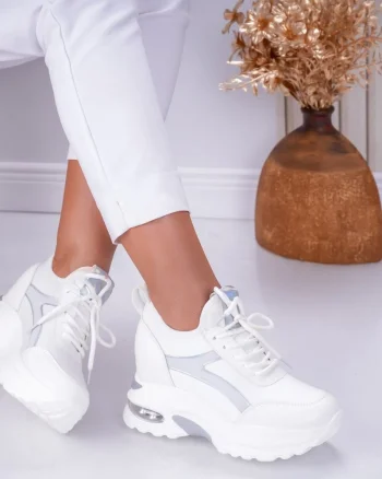 Sneakers dama cu platforma Albi din Textil Didi