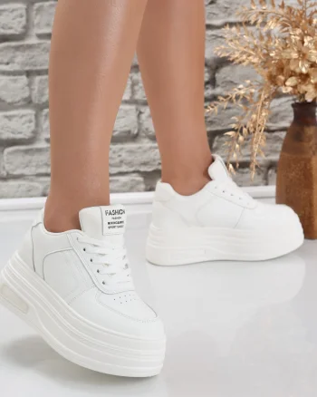 Sneakers dama cu platforma Albi din Piele Ecologica Arnola