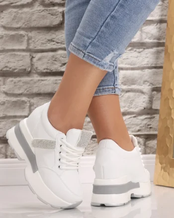 Sneakers dama cu platforma Albi din Piele Ecologica Atola