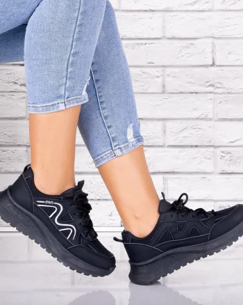 Adidasi dama Negri din Piele Eco/ Textil Avena