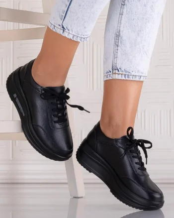 Pantofi dama Sport Negri din Piele Naturala Amadi