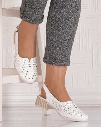 Pantofi casual Albi dama din Piele Ecologica Veranda