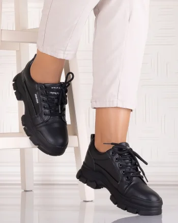 Pantofi casual Negrii dama din Piele Ecologica Astoia