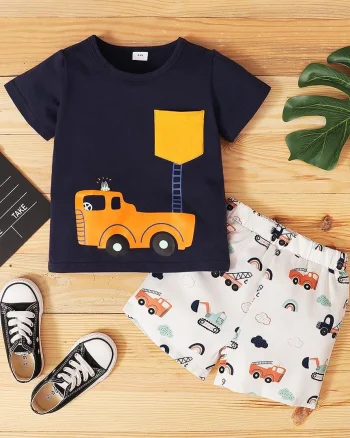 Set tricou si pantaloni Cars