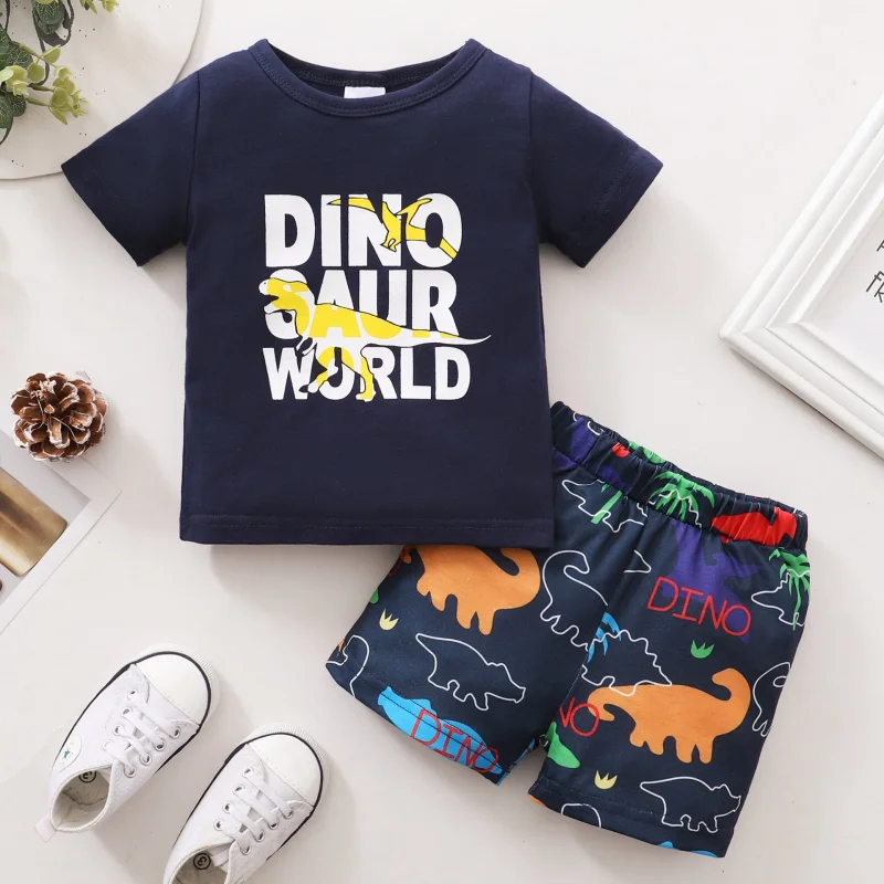 Set tricou si pantaloni Dinosaur...
