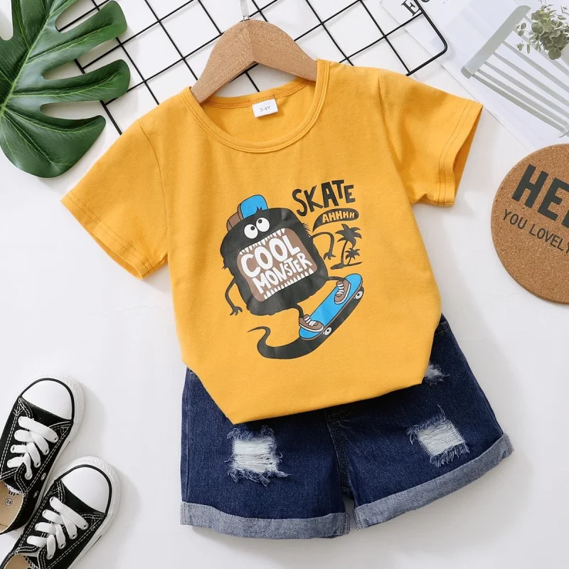 Set tricou si pantaloni Skate