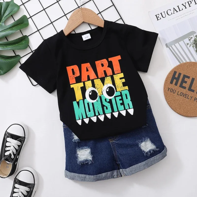 Set tricou si pantaloni Part Time