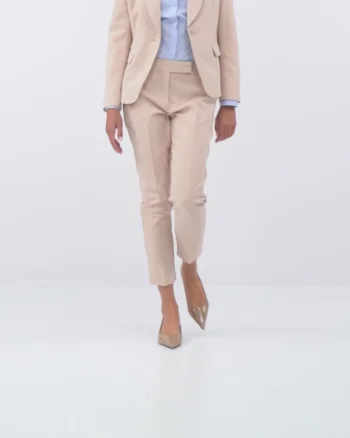 Pantaloni tip țigaretă cu buzunare pentru birou  ORSAY beige - 38