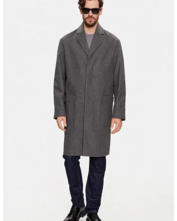 Palton de lana  K10K111745, Gri