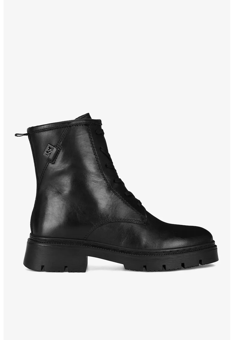 Ghete dama  5905588776819, Piele naturala, Negru, Negru