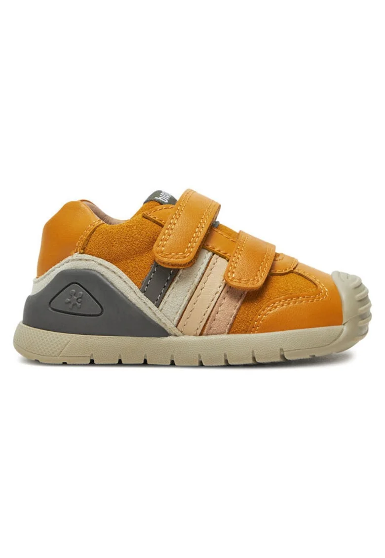 Sneakers 241110 B240-B Galben,  Piele naturala