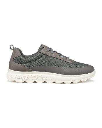 Pantofi sport cu insertii de plasa, Gri