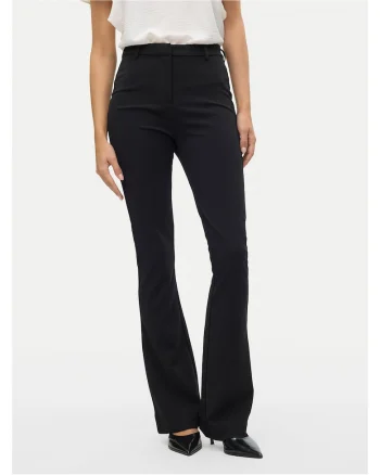 Pantaloni dama  poliester reciclat, negru