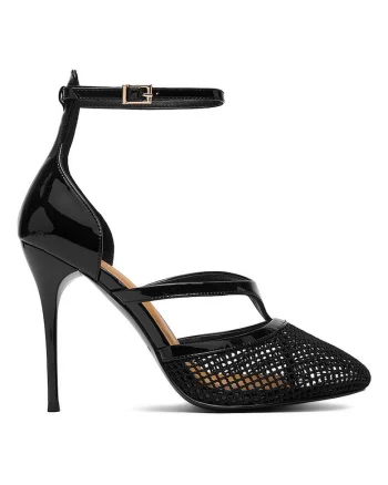 Pantofi dama,  stiletto, piele naturala, negru