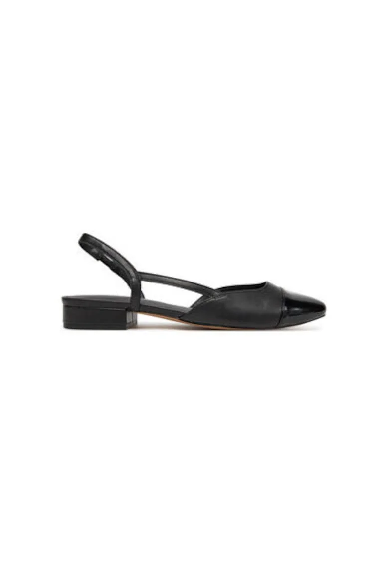 Sandale dama  13773279, Piele ecologica, Negru, Negru