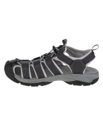 Sandale trekking pentru barbati,  Textil, Gri,