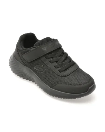 Pantofi sport SKECHERS negri, BOUNDER, din material textil