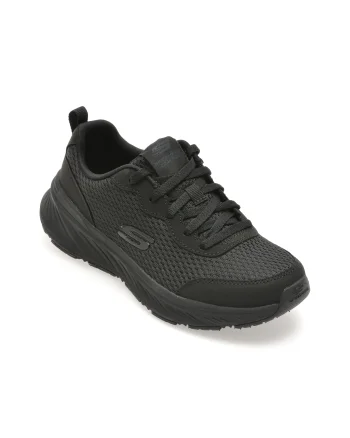 Pantofi sport SKECHERS negri, EDGERIDE, din material textil