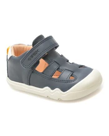 Pantofi sport GEOX bleumarin, B555WA, din piele naturala