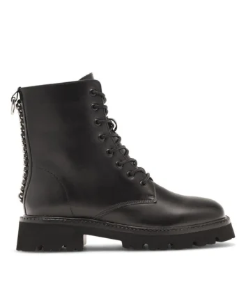 Botine dama,  590558810119238, Piele naturala, Negru
