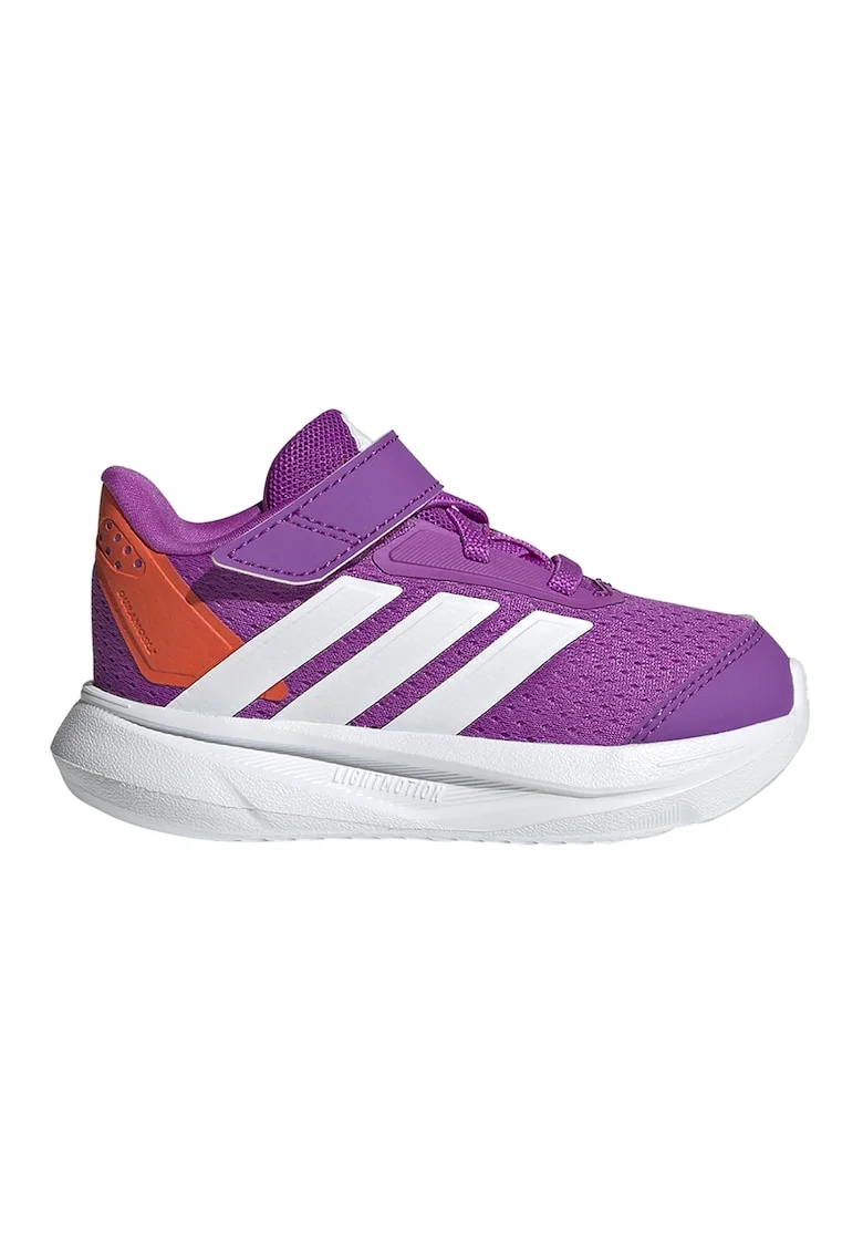 Pantofi sport cu velcro Duramo 2.0, Portocaliu mandarina/Alb optic/Ametist