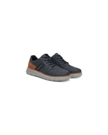 Pantofi sport barbati  albastru inchis, imitatie de piele, design modern, stil versatil, Albastru/Bleumarin