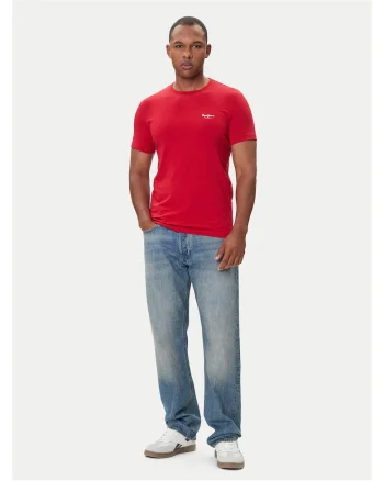 Tricou barbati,  rosu, bumbac