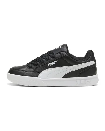 Pantofi sport Park LT JR de piele ecologica, Alb/Negru