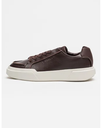 Pantofi sport de piele cu talpa masiva