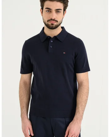 Tricou polo Essential, Bleumarin
