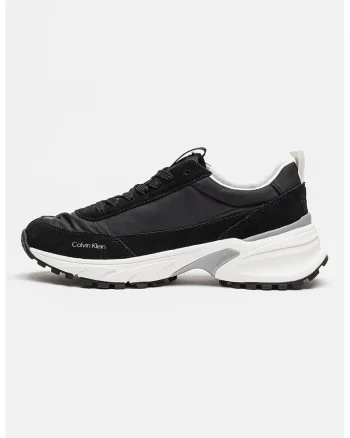 Pantofi sport Trailblazer cu insertii din piele intoarsa, Negru