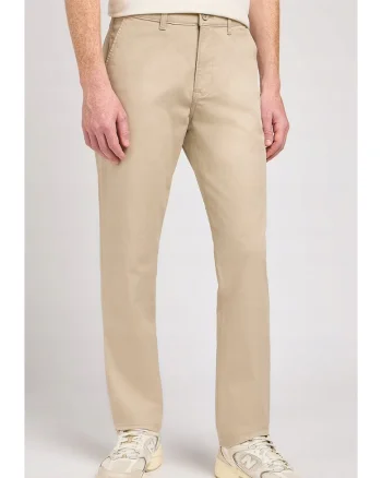 Pantaloni barbati,  Chino, bumbac/elastan, bej