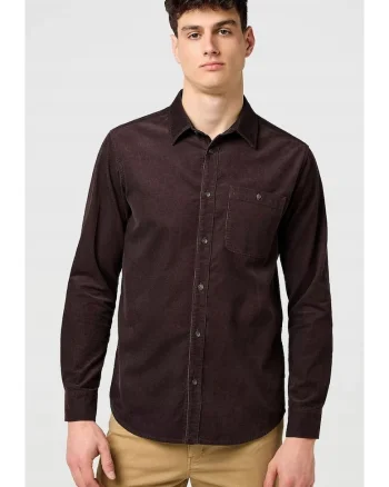 Camasa barbati,  regular fit, bumbac, maro, Maro