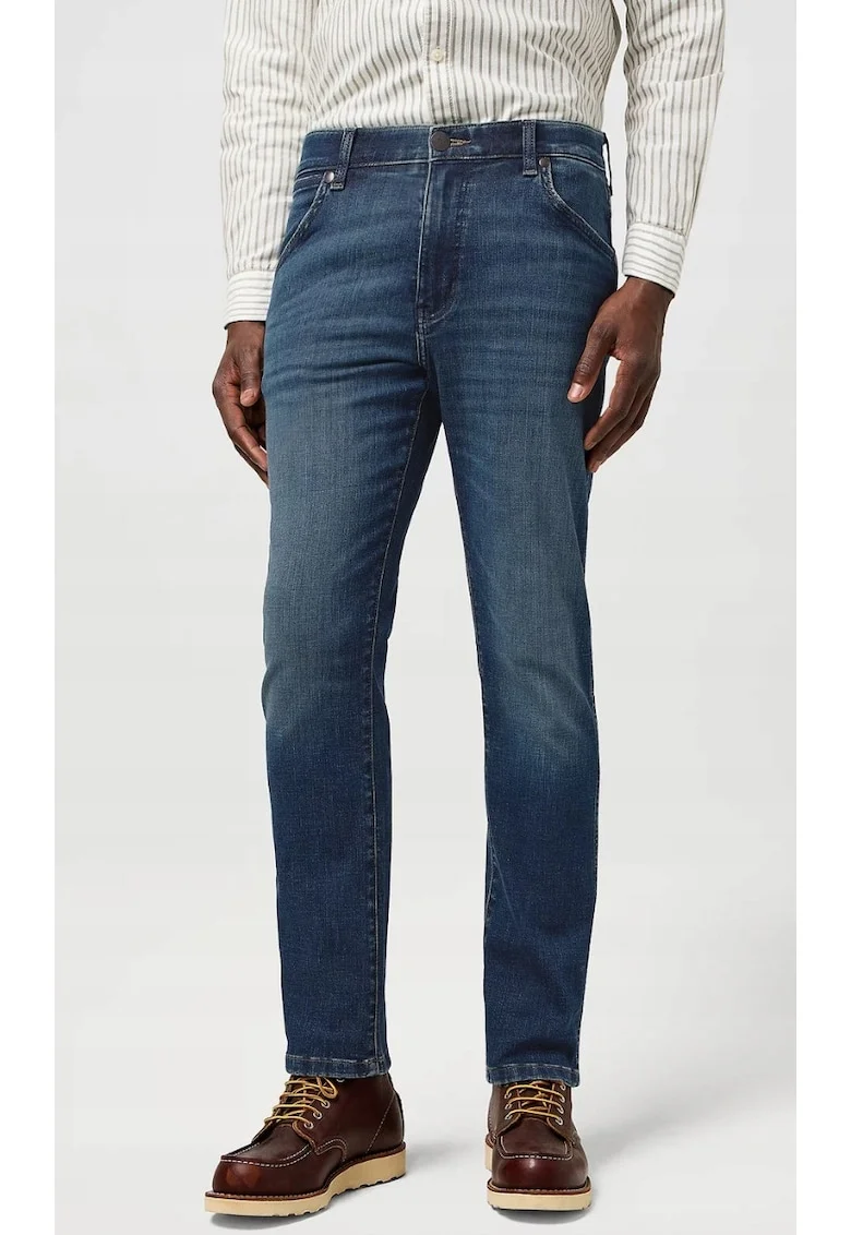 Blugi barbati  Larston, slim fit, albastru bumbac, Albastru inchis