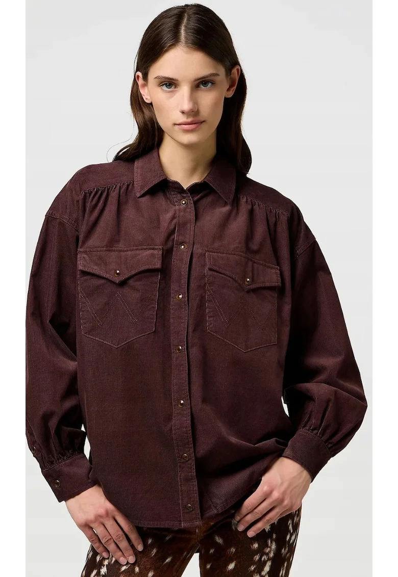 Camasa dama  Femme Yoke Western, bumbac 100%, croiala lejera