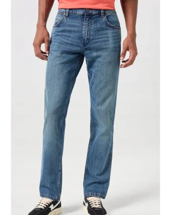 Blugi barbati  Greensboro 803, regular straight, albastru, bumbac