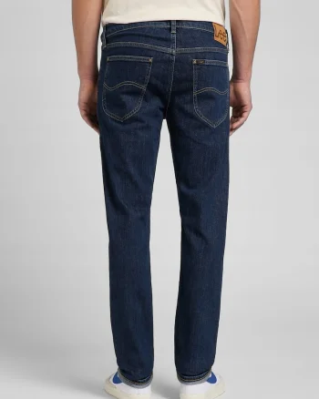 Blugi Barbati,  Daren Zip Fly, Straight Fit, Talie Medie, 5 Buzunare, Fermoar, Lungi, Bumbac, W30-L32 US, Albastru