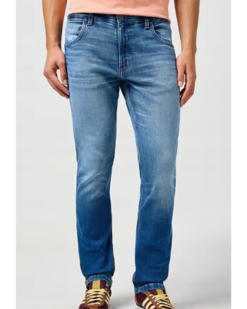 Blugi barbati  Greensboro, regular straight, albastru, bumbac